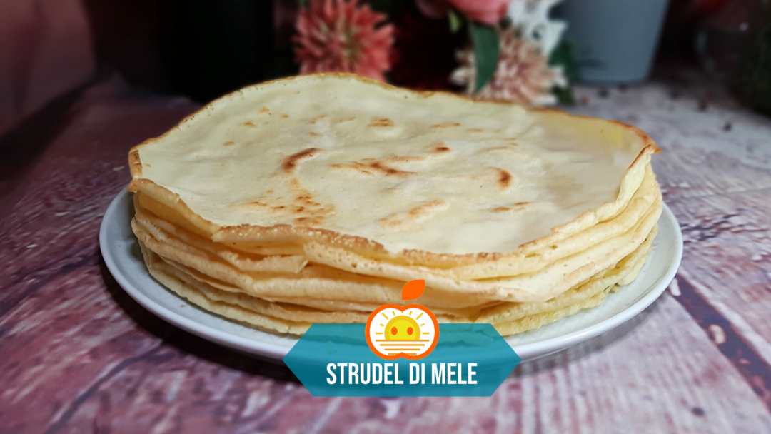 Crespelle con farine naturali senza glutine e senza lattosio