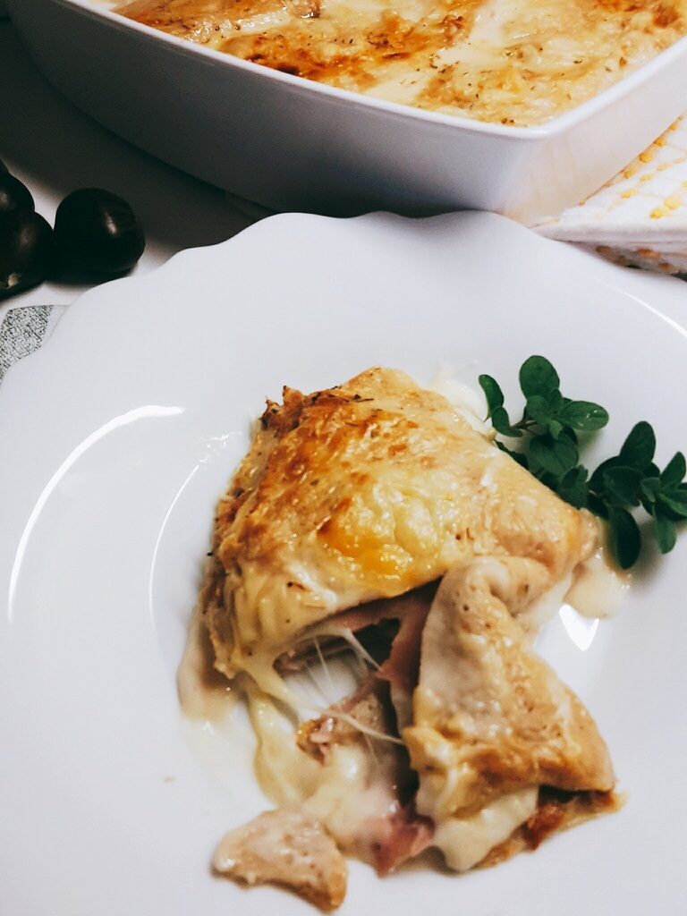 Crespelle di albumi e farina di castagne
