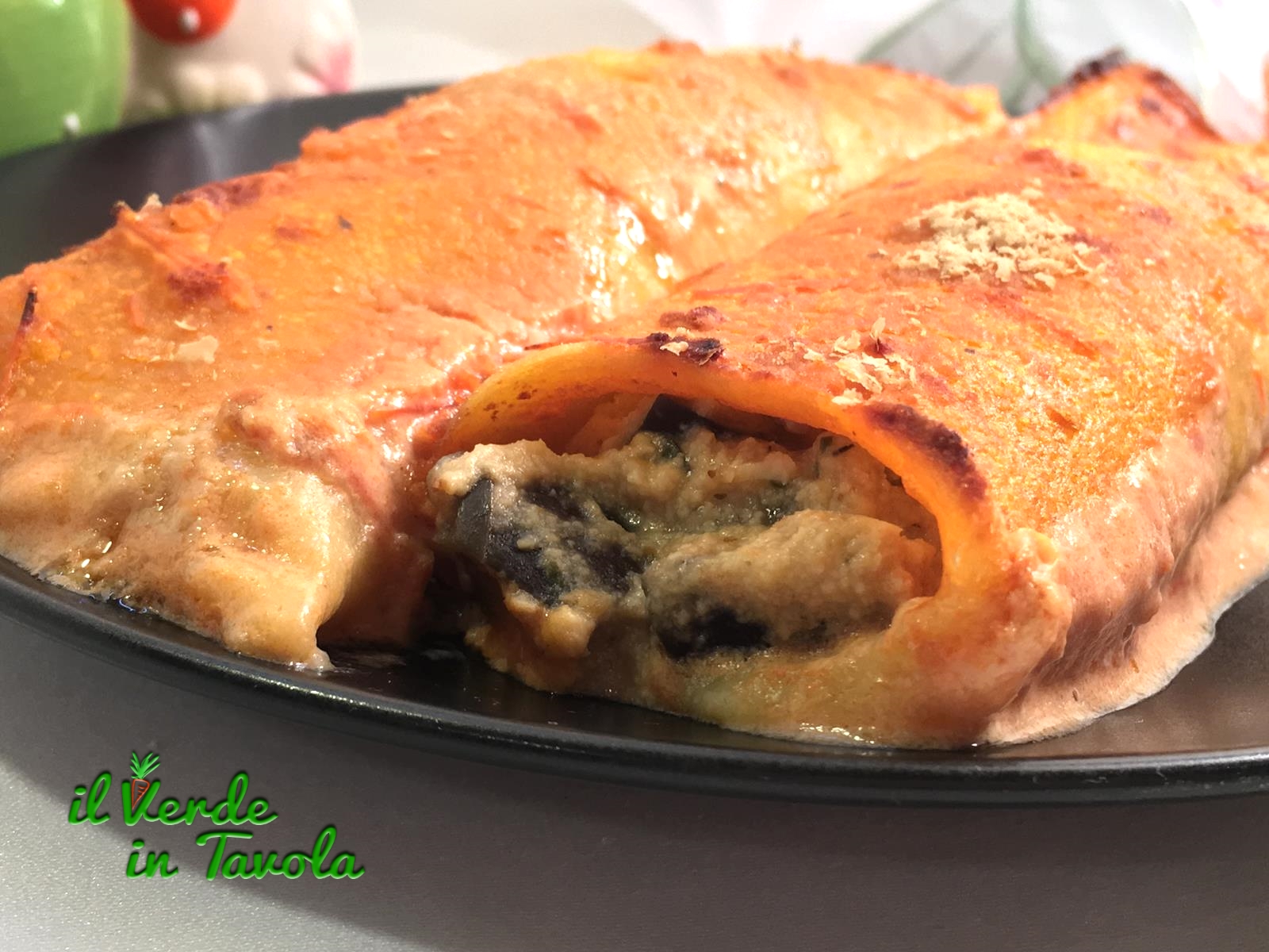 Crespelle vegane ripiene di melanzane e tofu – videoricetta