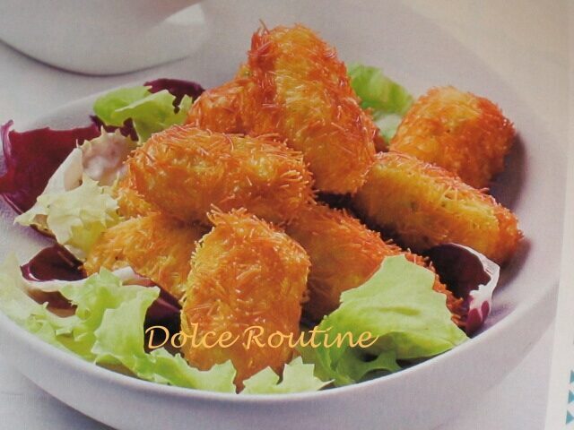 Crocchette di branzino spettinate dolce routine