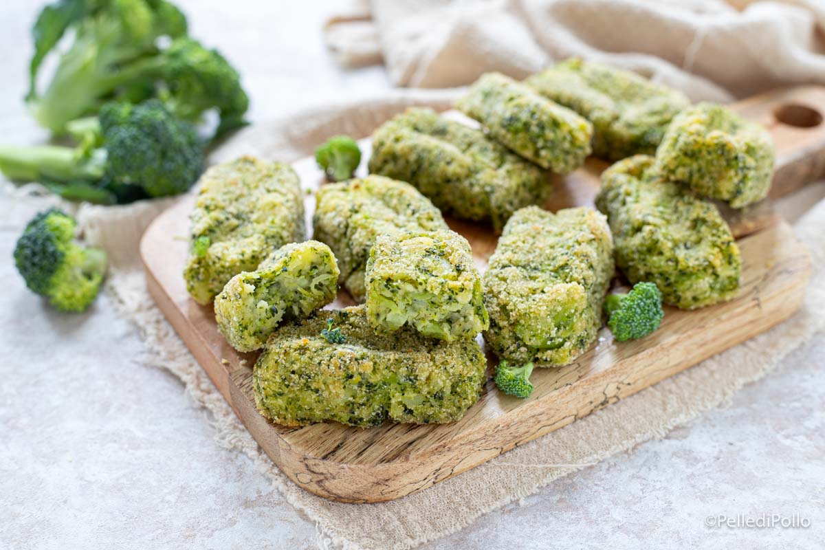 Crocchette di broccoli e patate al forno