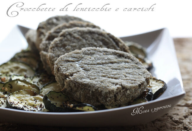 Crocchette di lenticchie e carciofi
