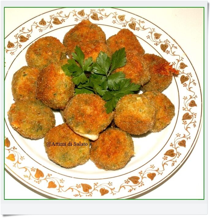Crocchette di manioca e formaggio