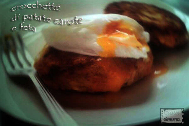 Crocchette di patate, carote e feta