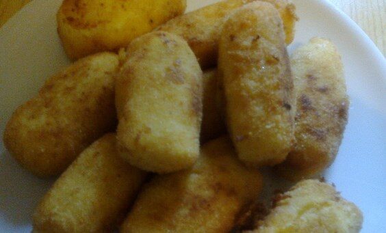 Crocchette di patate con mozzarella