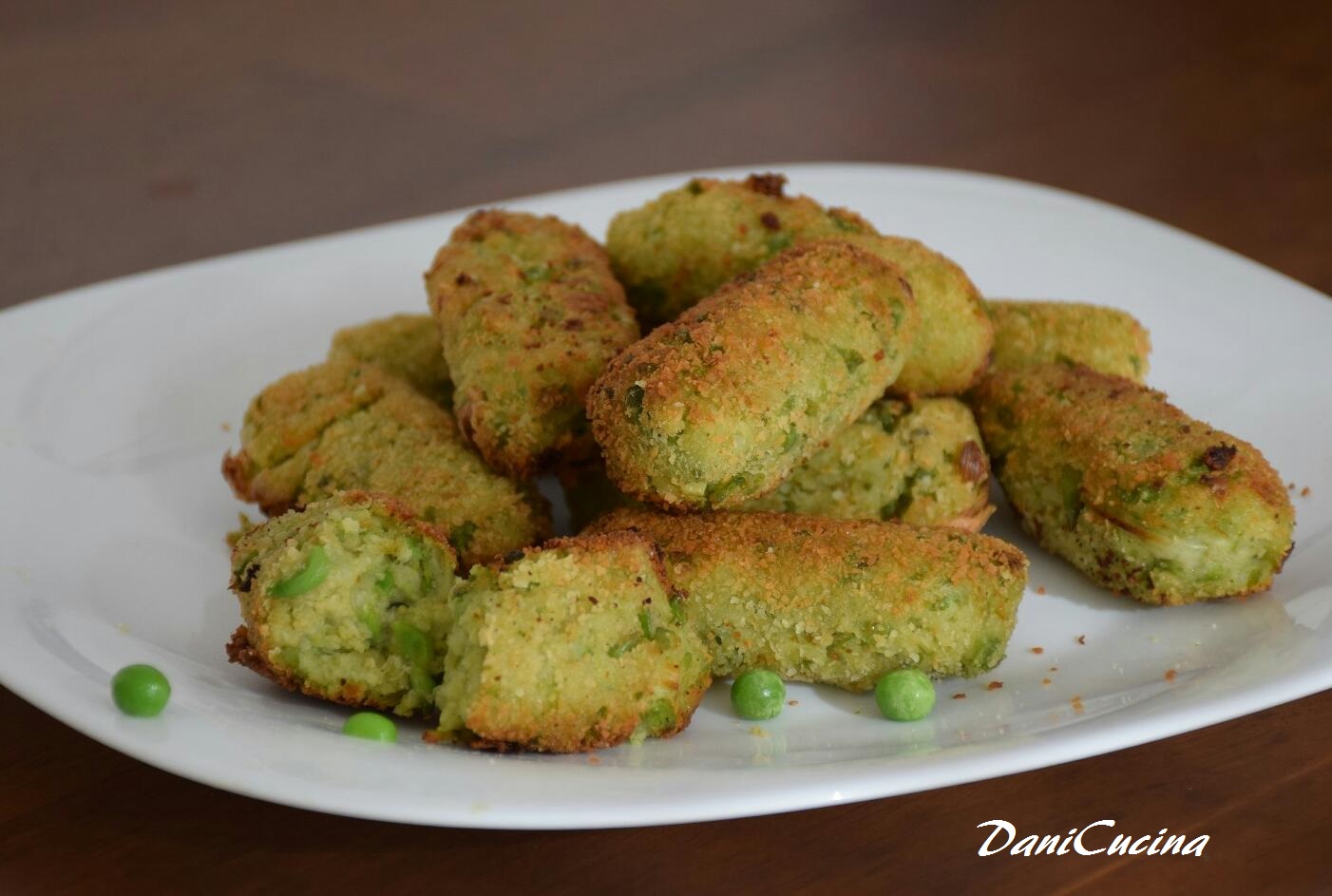Crocchette di patate e piselli