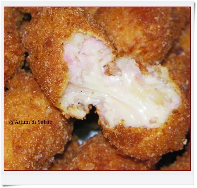 Crocchette di prosciutto e fontina