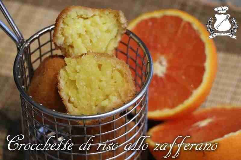 Crocchette di riso allo zafferano