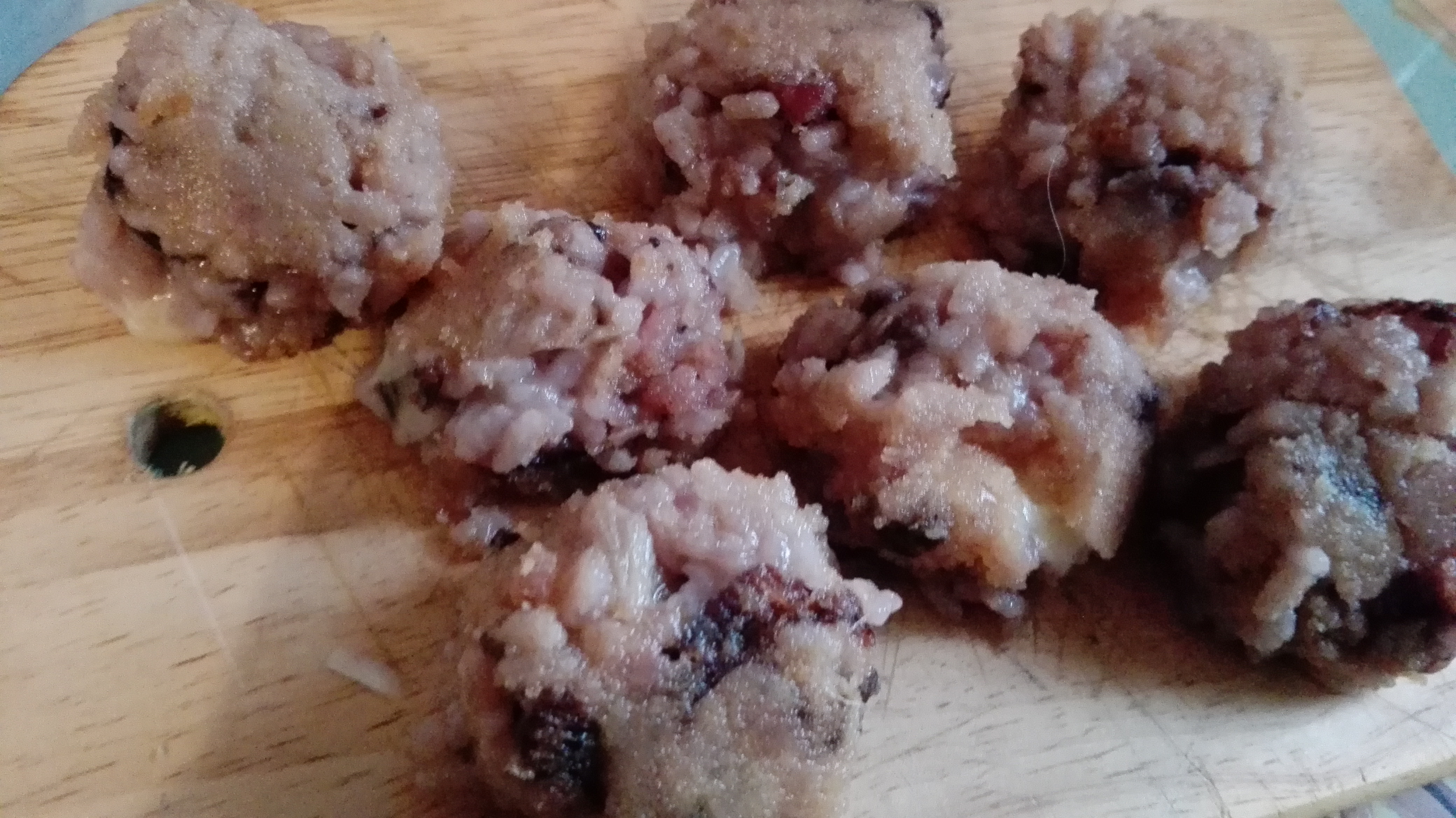 Crocchette di riso con mozzarella