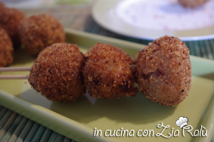 Crocchette di riso e melanzane