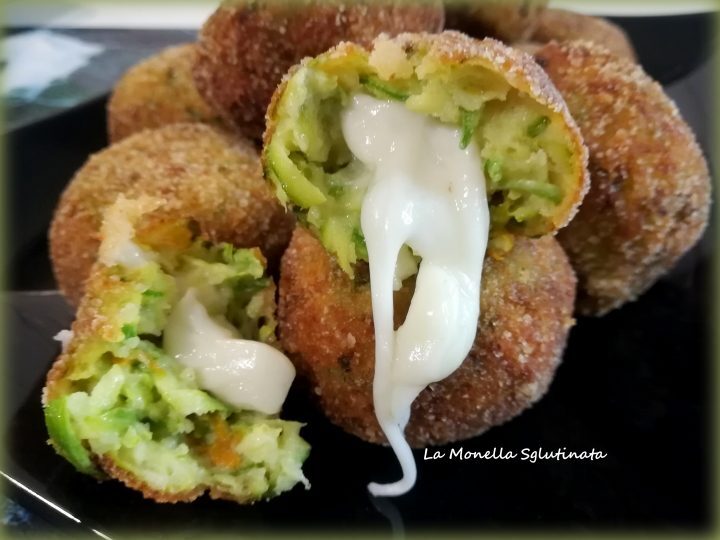 Crocchette di zucchine filanti senza glutine