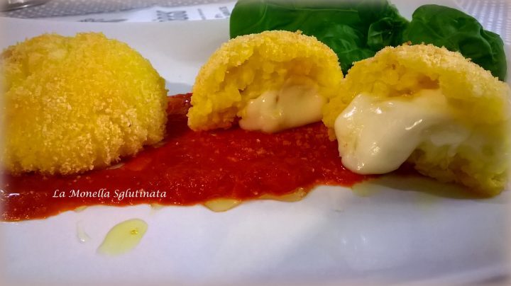 Crocchine di riso al forno filanti