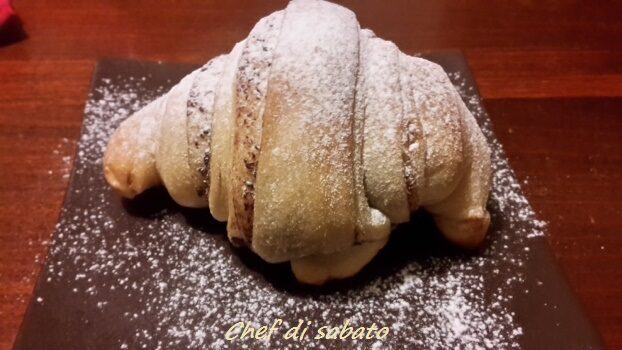 Croissant alla nutella con lievito naturale