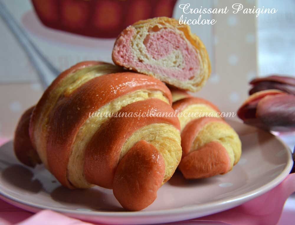 Croissant parigino bicolore