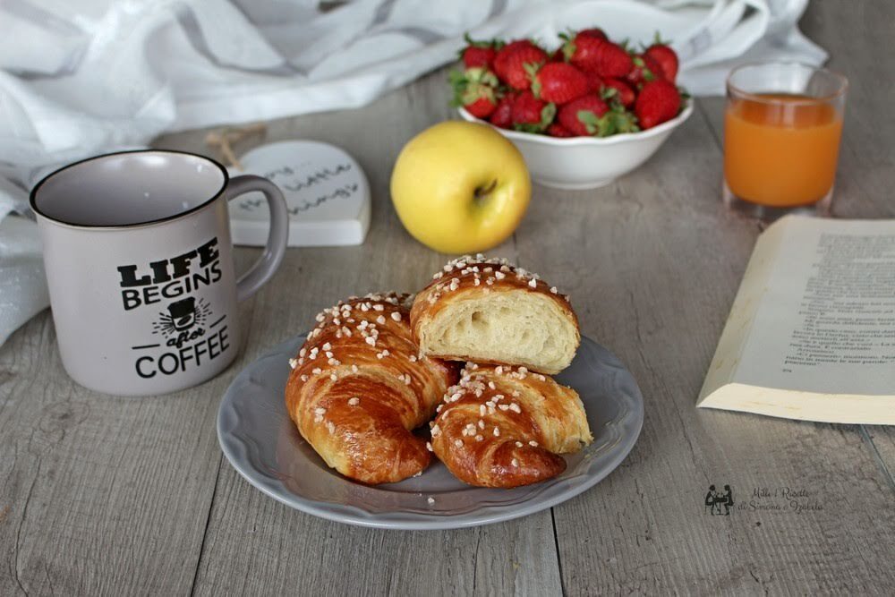 Croissant sfogliati di montersino