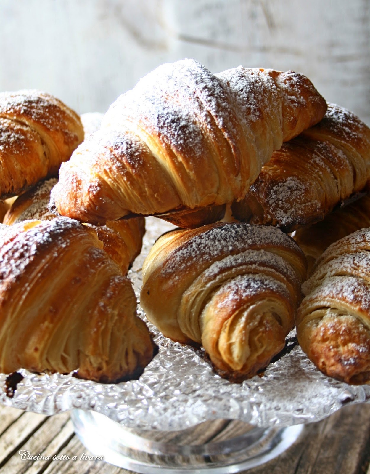 Croissant sfogliati , di nuovo loro