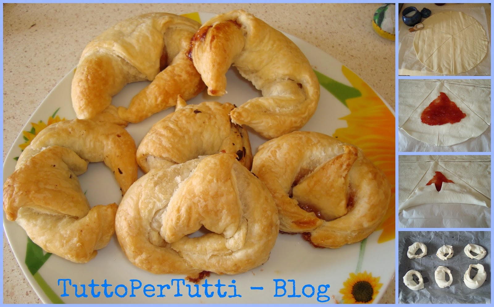 Croissant sfogliati ultra rapidi