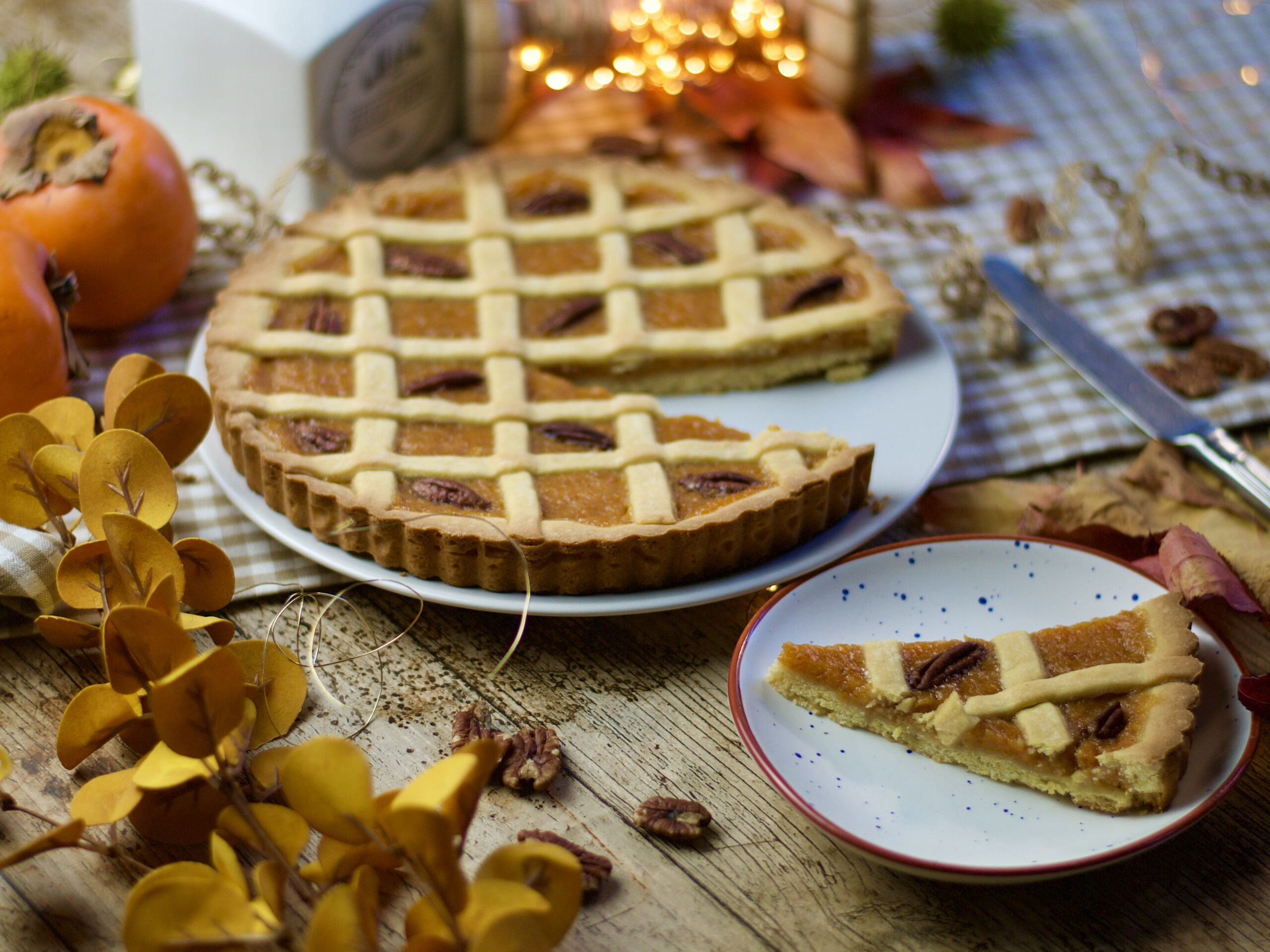 Crostata ai cachi, il dolce del thanksgiving