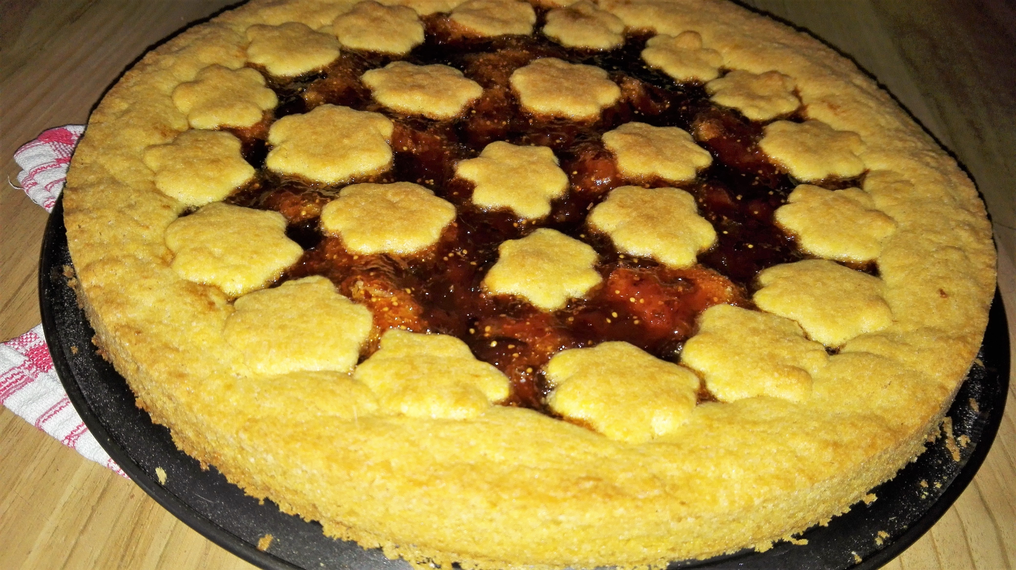 Crostata ai fichi caramellati