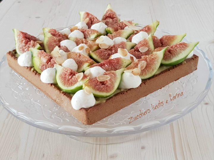 Crostata ai fichi senza zucchero