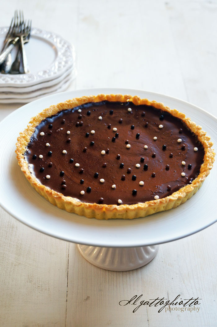 Crostata al budino (o crostata “budinosa”)