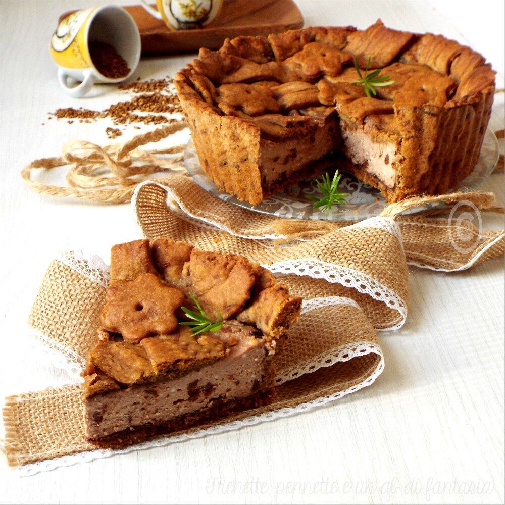 Crostata al caffè e ricotta