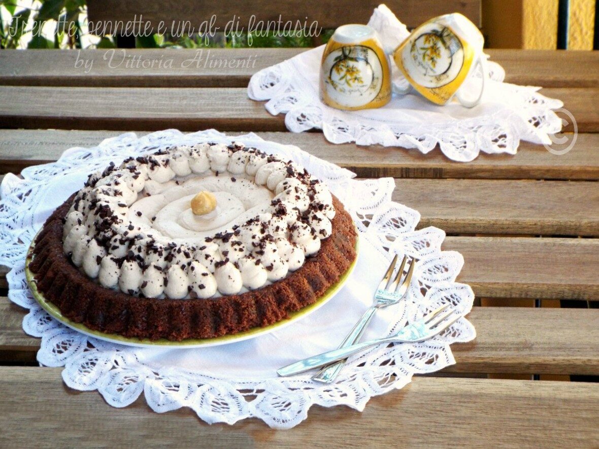 Crostata al caffè senza cottura