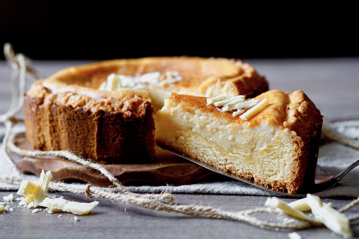 Crostata al cioccolato bianco e ricotta