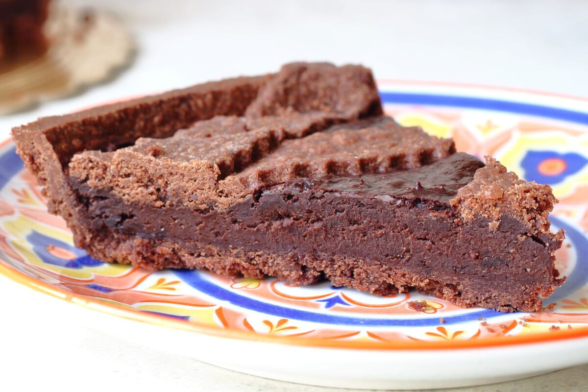 Crostata al cioccolato morbida di valentina gigli