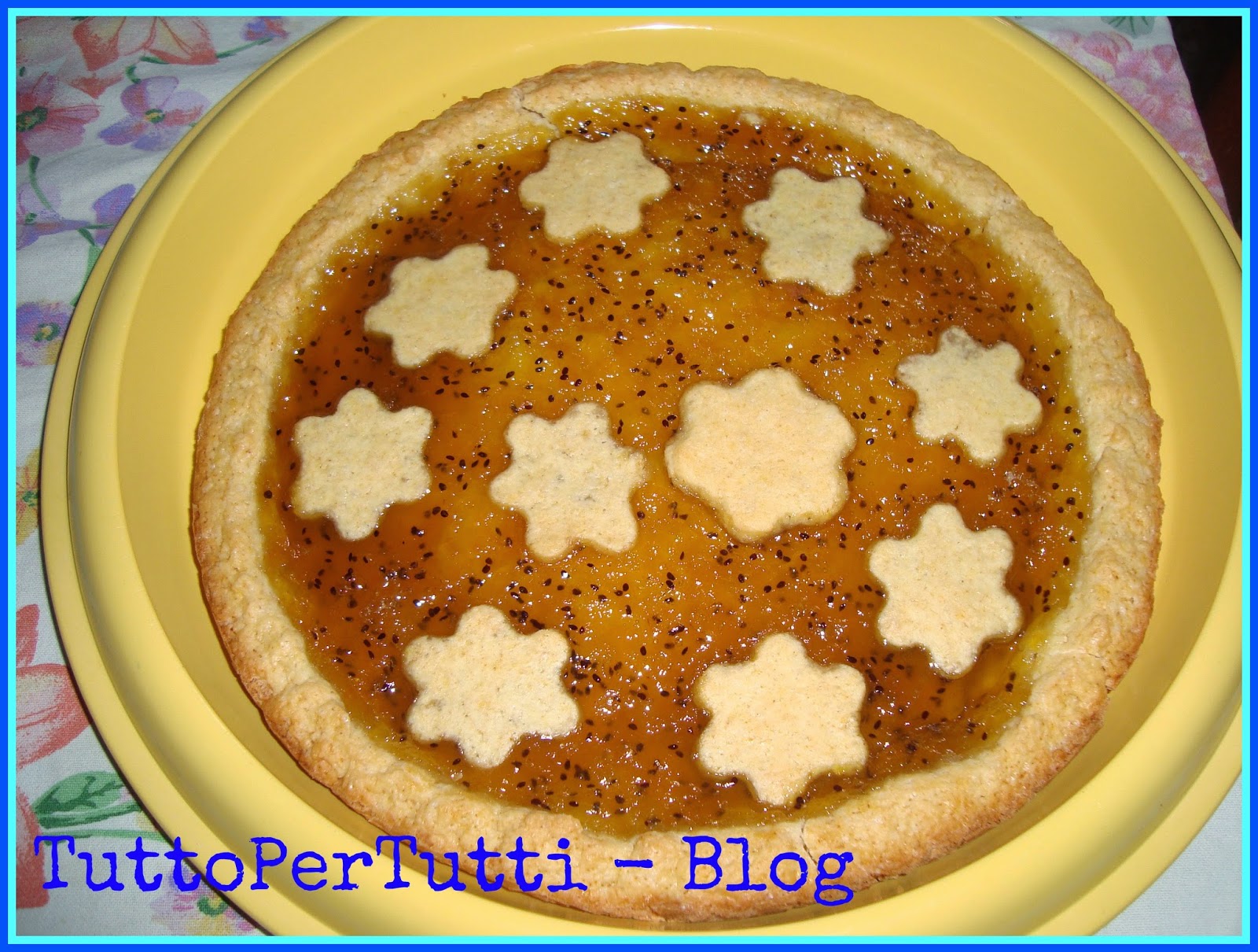 Crostata al falso burro con marmellata