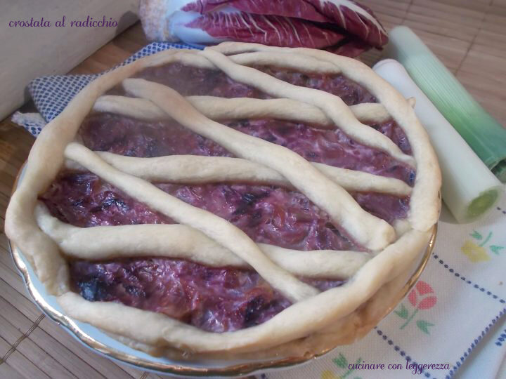 Crostata al radicchio