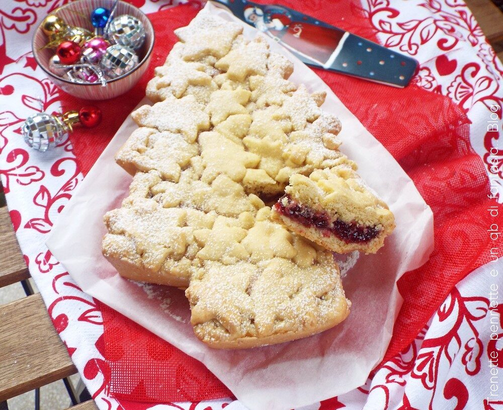 Crostata albero di natale