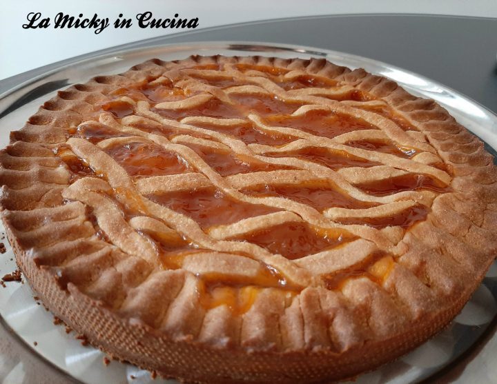 Crostata alla confettura di albicocche di iginio massari