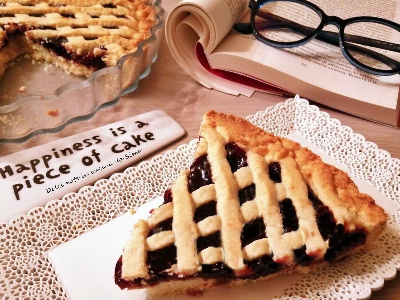 Crostata alla confettura di amarene