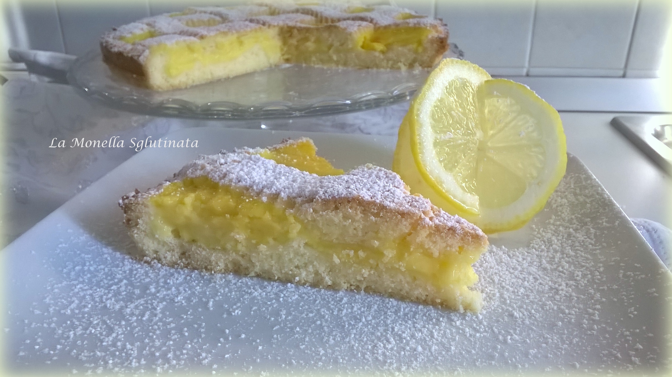 Crostata alla crema di limone senza glutine