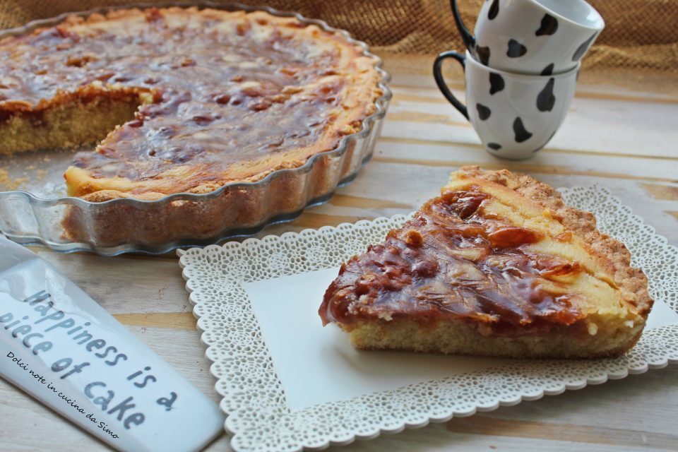 Crostata alla crema di marroni e ricotta