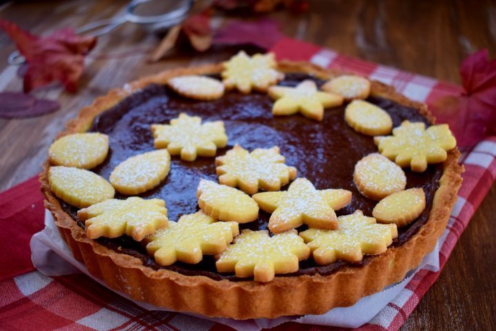 Crostata alla crema pasticcera al cioccolato