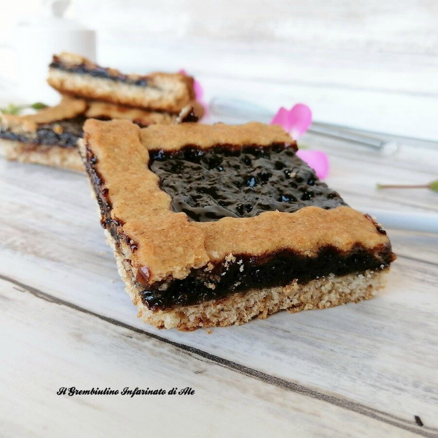 Crostata alla farina di segale senza uova