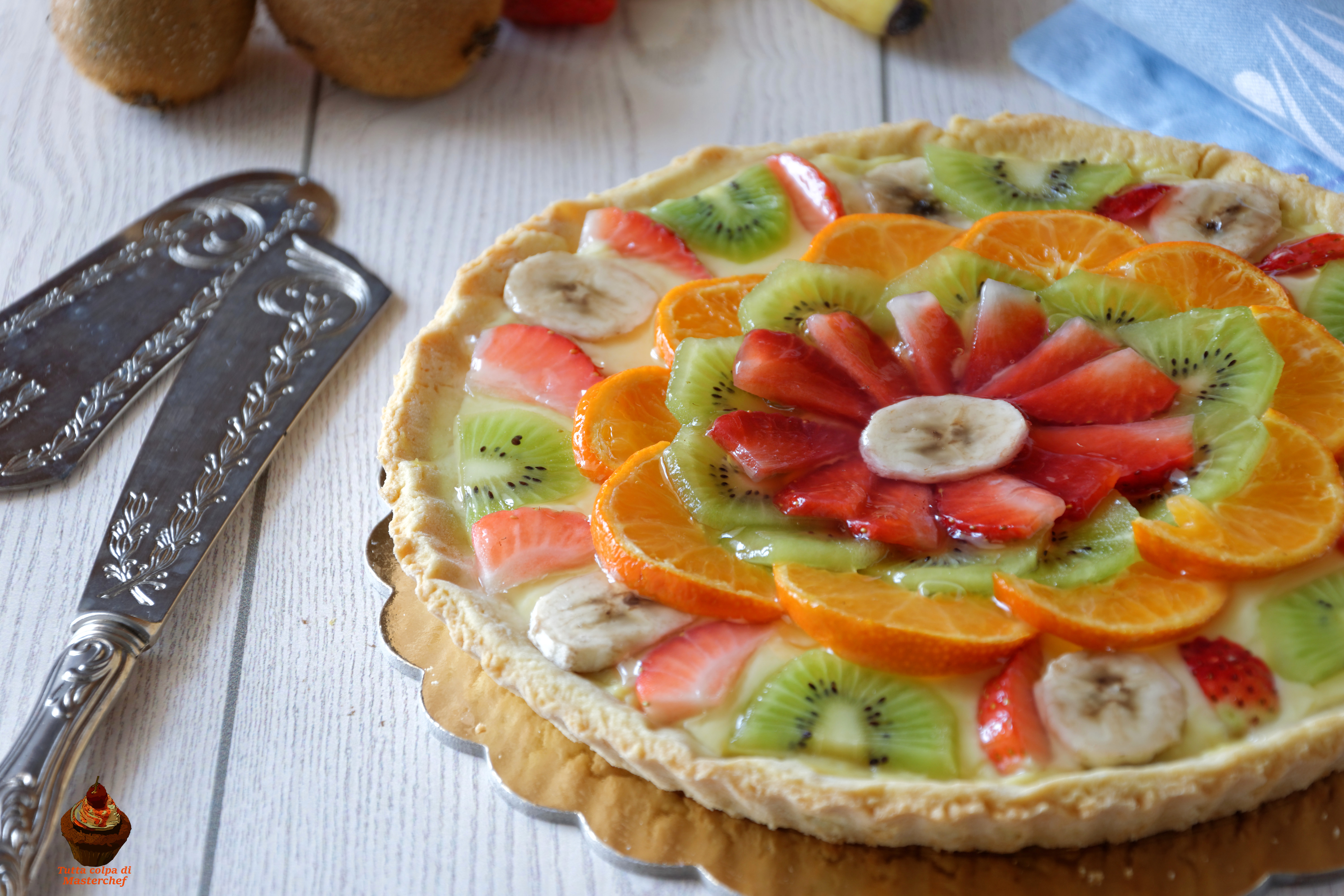Crostata alla frutta con crema pasticcera