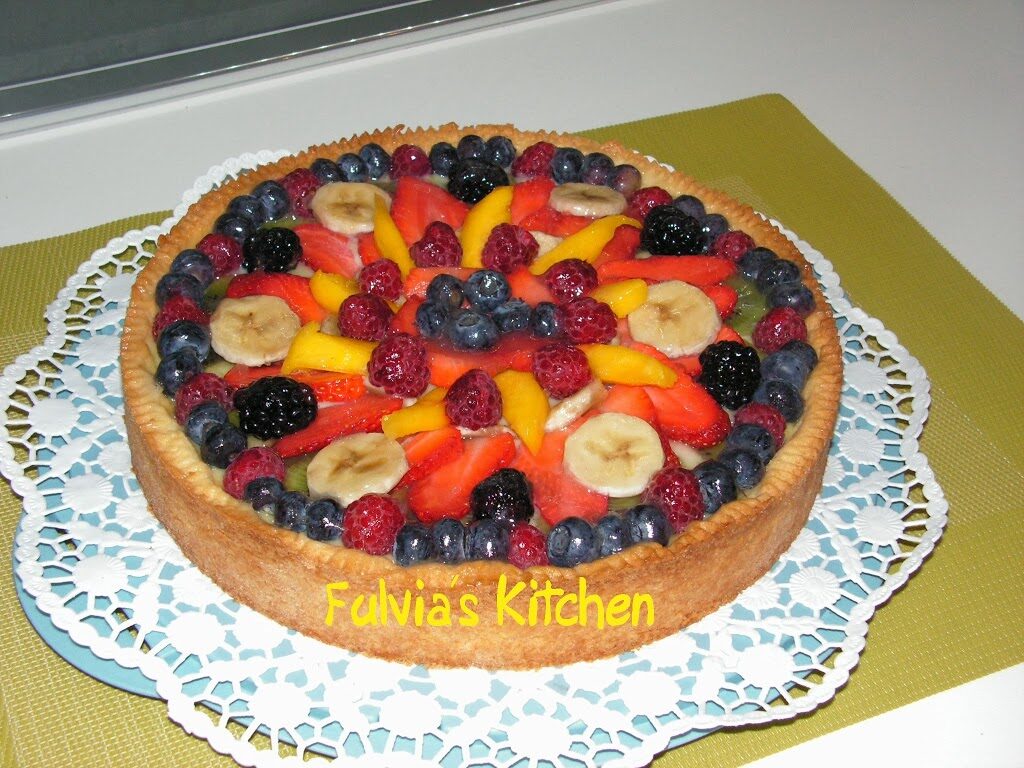 Crostata alla frutta e crema pasticcera