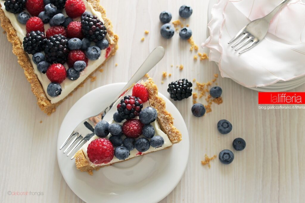 Crostata alla frutta senza cottura