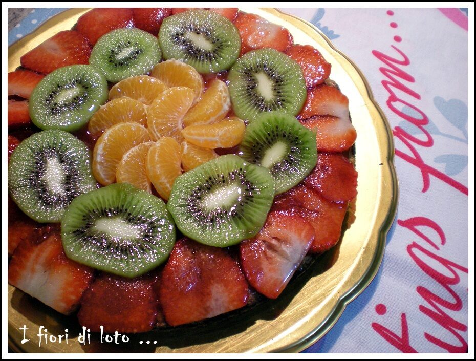 Crostata alla frutta senza crema