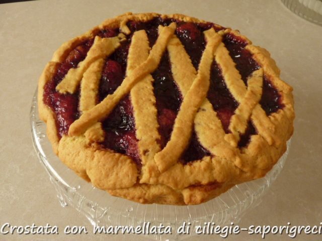 Crostata alla marmellata di ciliegie
