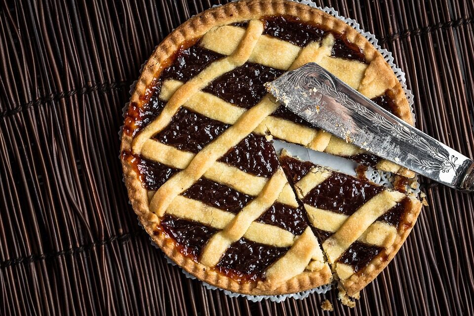 Crostata alla marmellata di lamponi