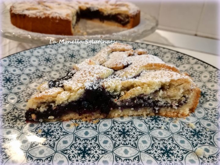 Crostata alla marmellata di mirtilli senza glutine