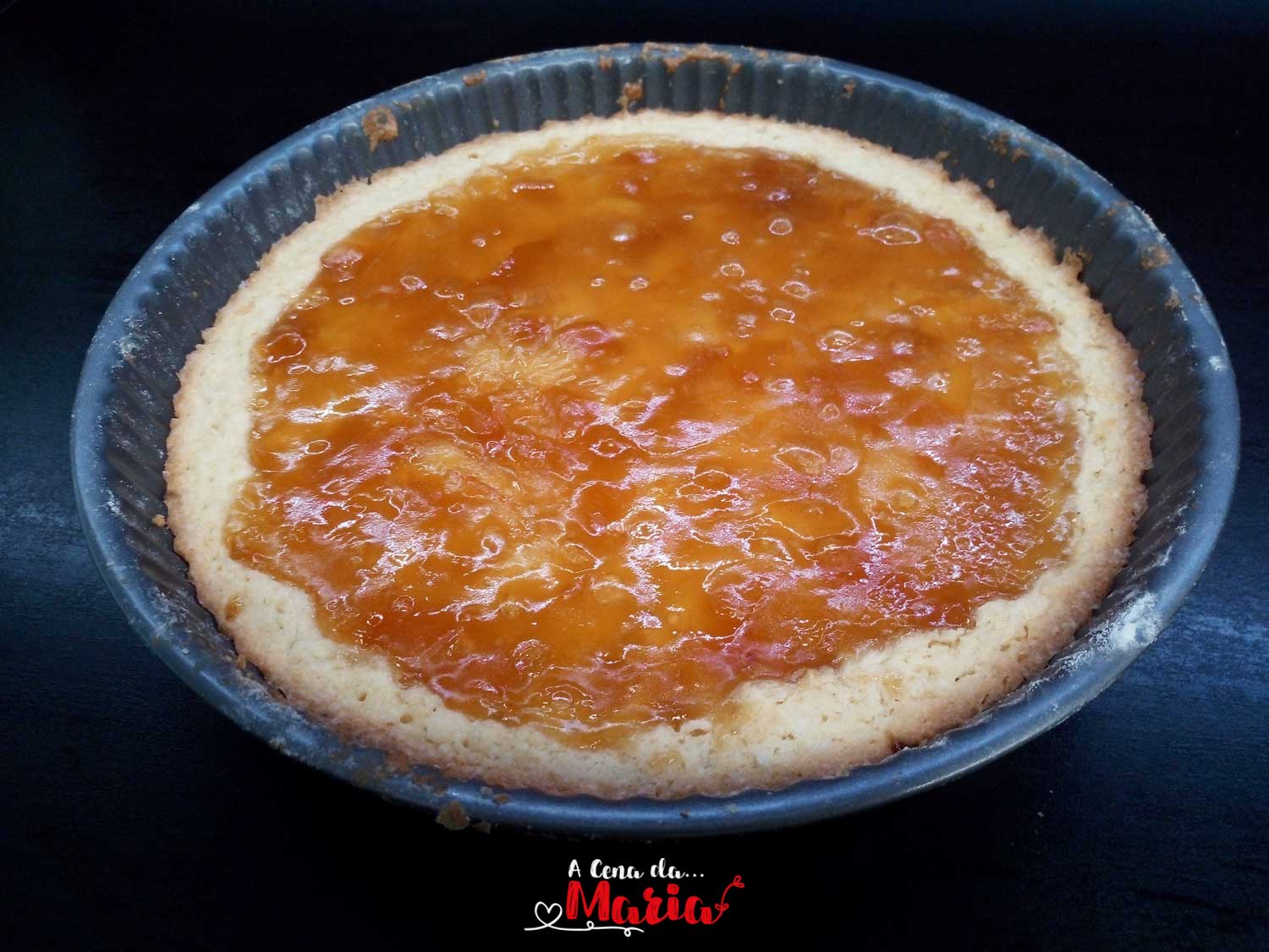 Crostata alla marmellata di pesche