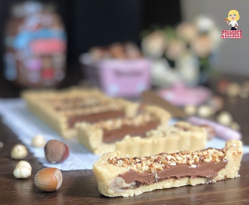 Crostata alla nutella furba senza cottura