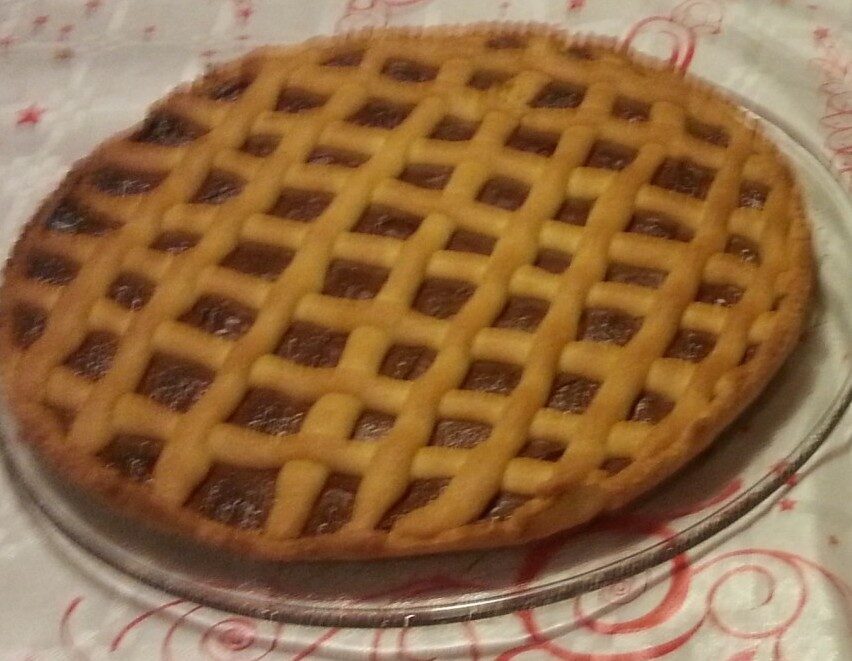 Crostata alla nutella pasta frolla