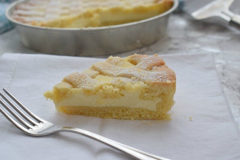 Crostata alla ricotta e rum