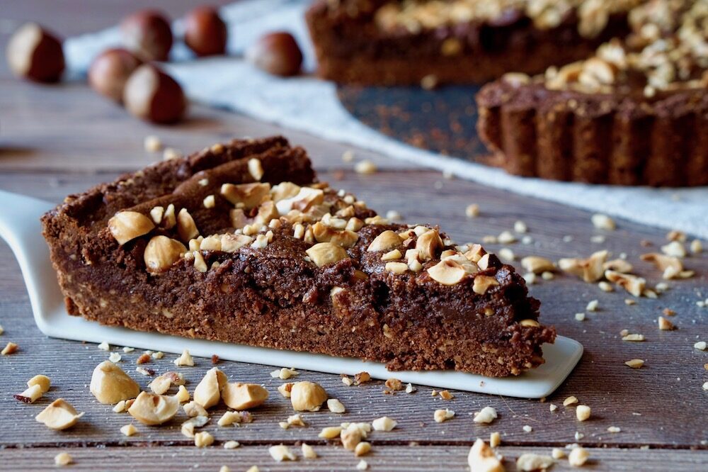 Crostata alle nocciole e nutella